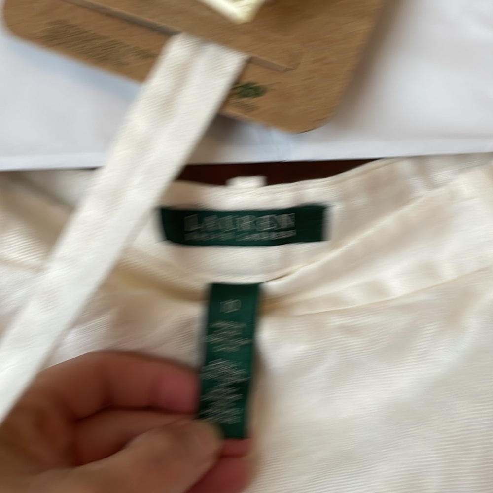 Linen white skirt - Picture 5 of 5